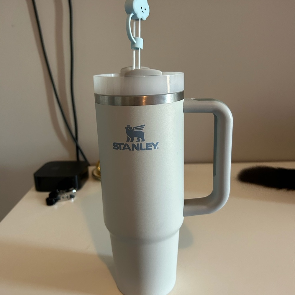 Stanley Light Blue Tumbler with Handle